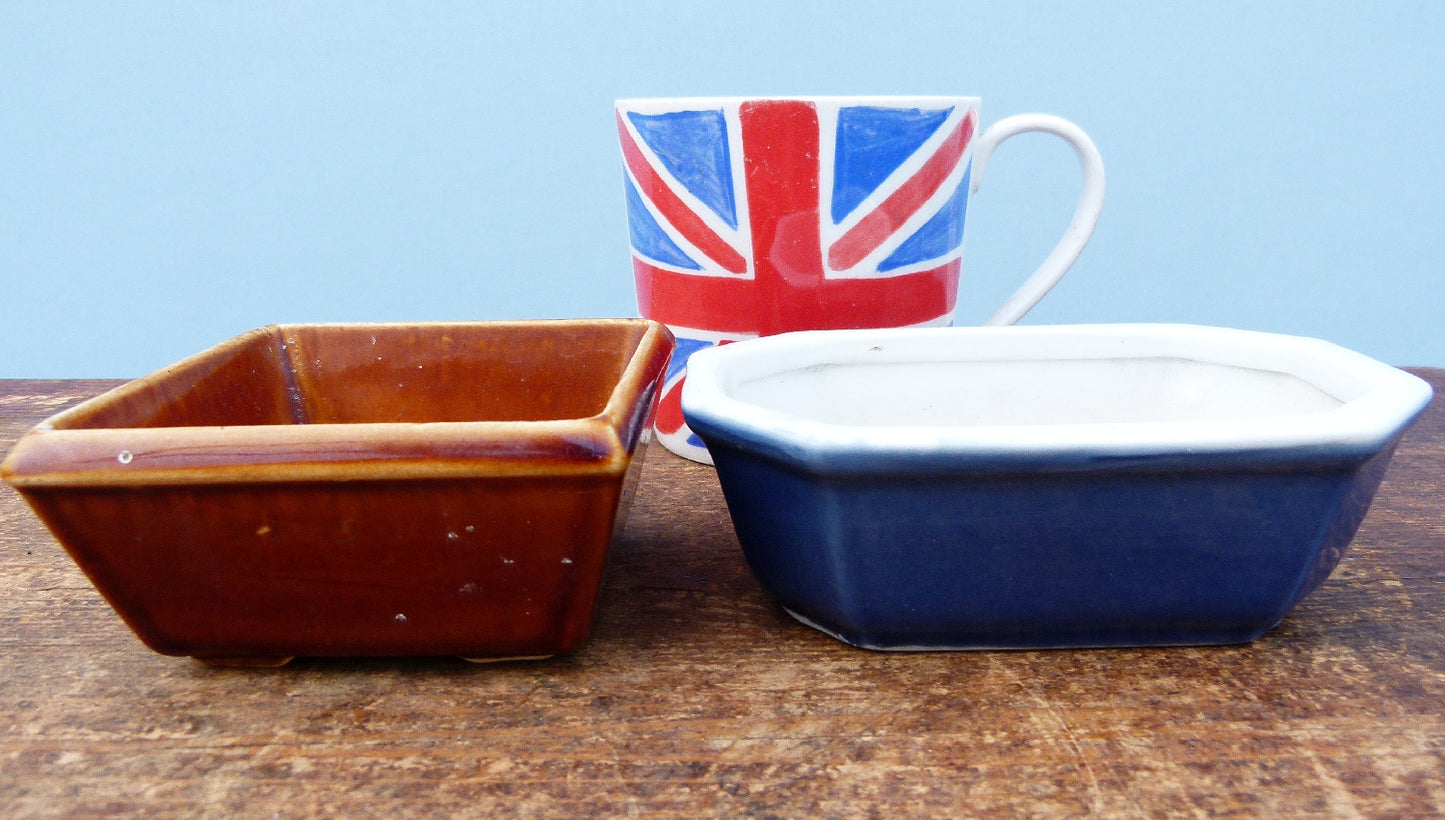 Used Glazed Bonsai Pots - Group of 5 Pots - CLEARANCE