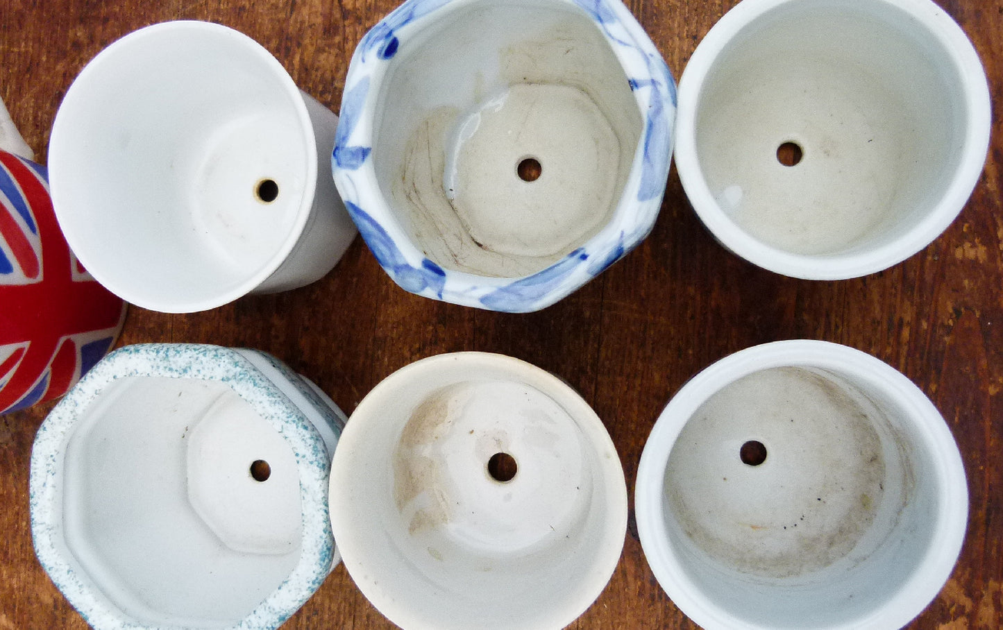 Used Glazed Bonsai Pots - Group of 6 Pots - CLEARANCE