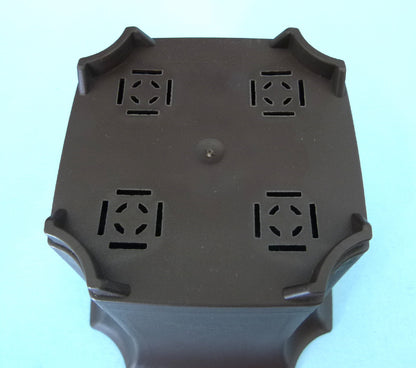 Deep square shaped plastic bonsai pot - Various sizes.