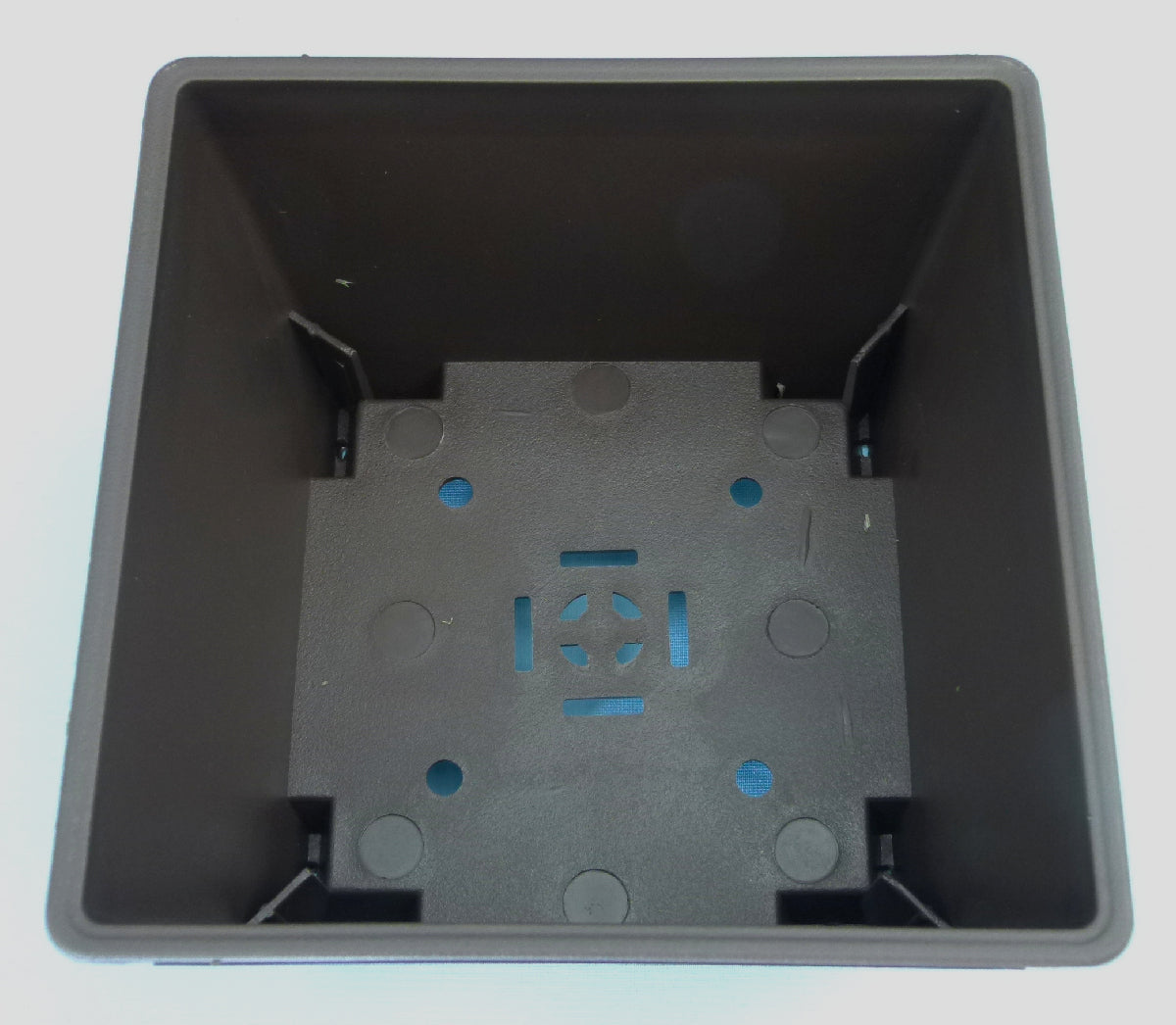 Deep square shaped plastic bonsai pot - Various sizes.