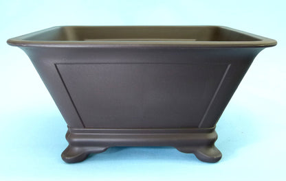 Deep square shaped plastic bonsai pot - Various sizes.