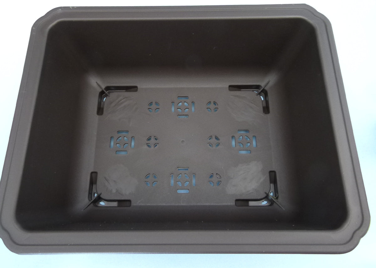 Rectangular shaped plastic bonsai pot - Various sizes.