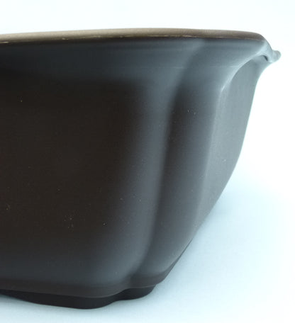 Rectangular shaped plastic bonsai pot - 27" size.