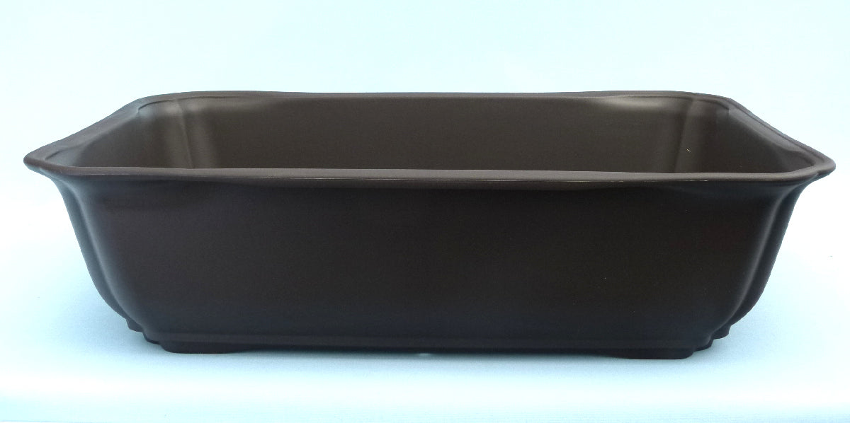 Rectangular shaped plastic bonsai pot - 27" size.