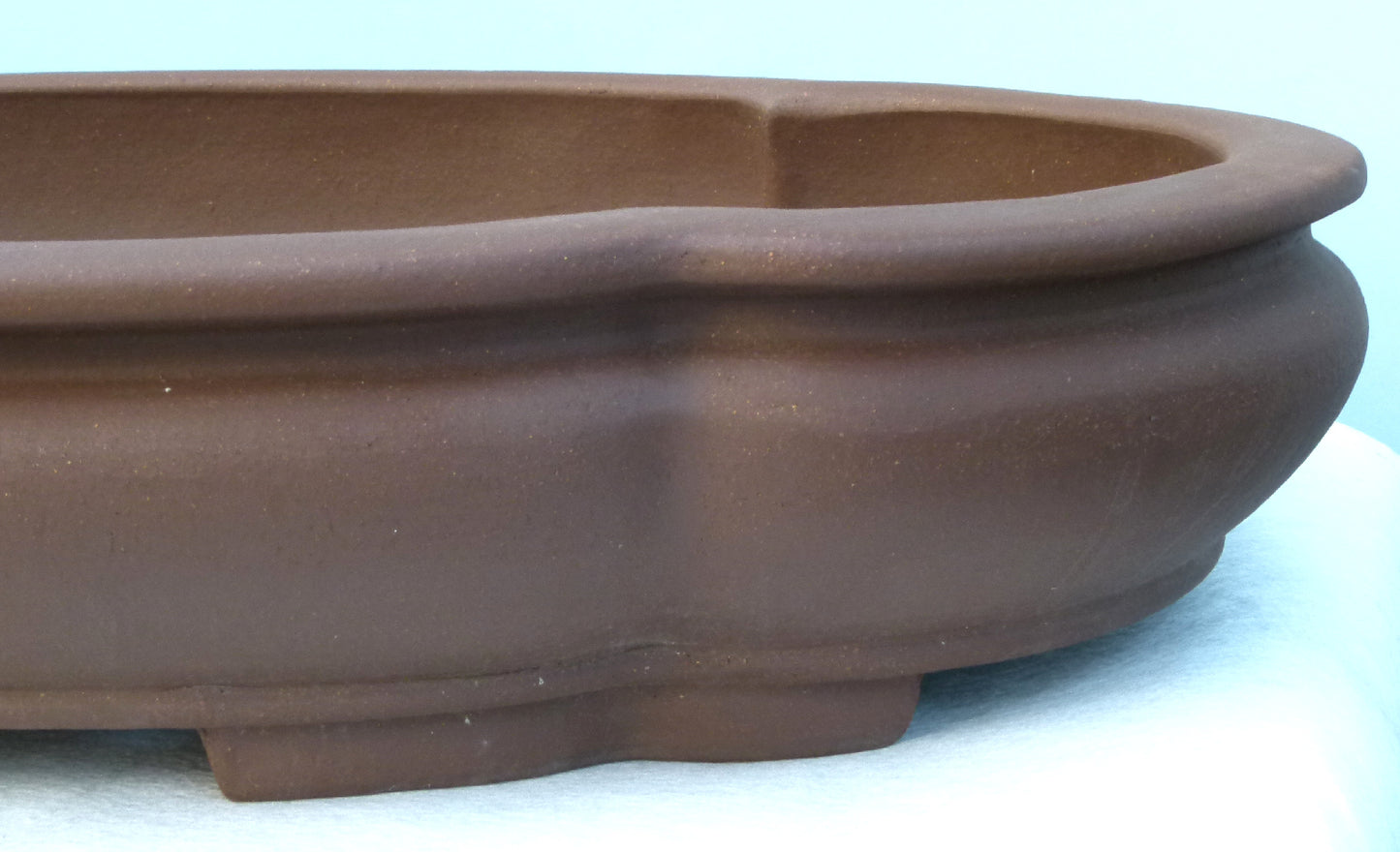 Bonsai Basics - Oval Unglazed Bonsai Pot 