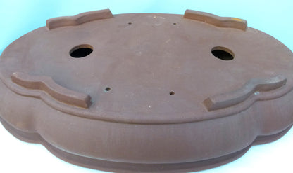 Bonsai Basics - Oval Unglazed Bonsai Pot 