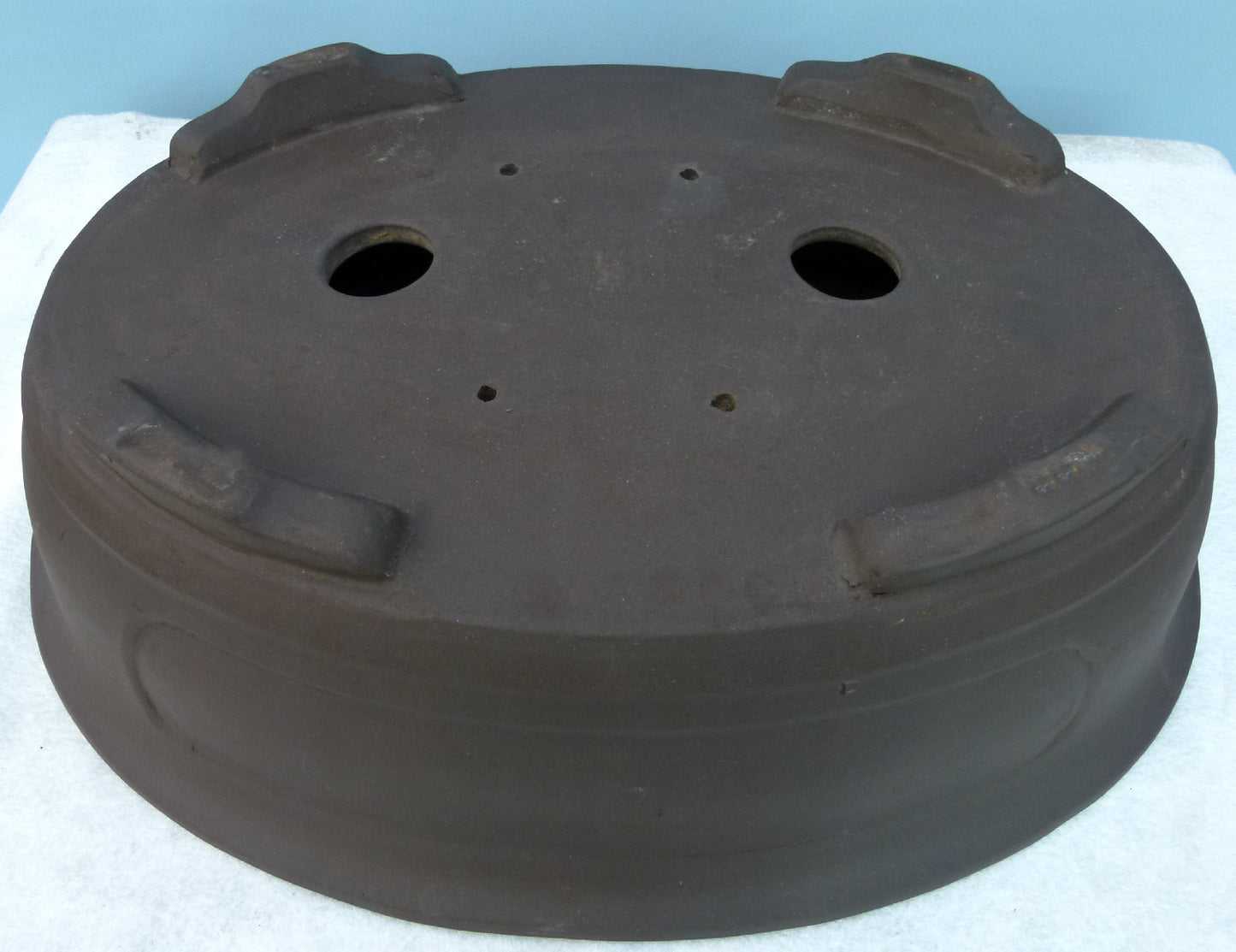 Deep Oval Unglazed Quality Bonsai Pot - 16"