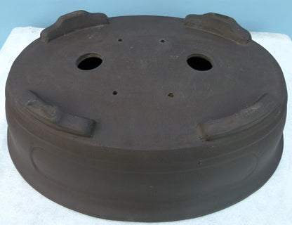 Deep Oval Unglazed Quality Bonsai Pot - 16"