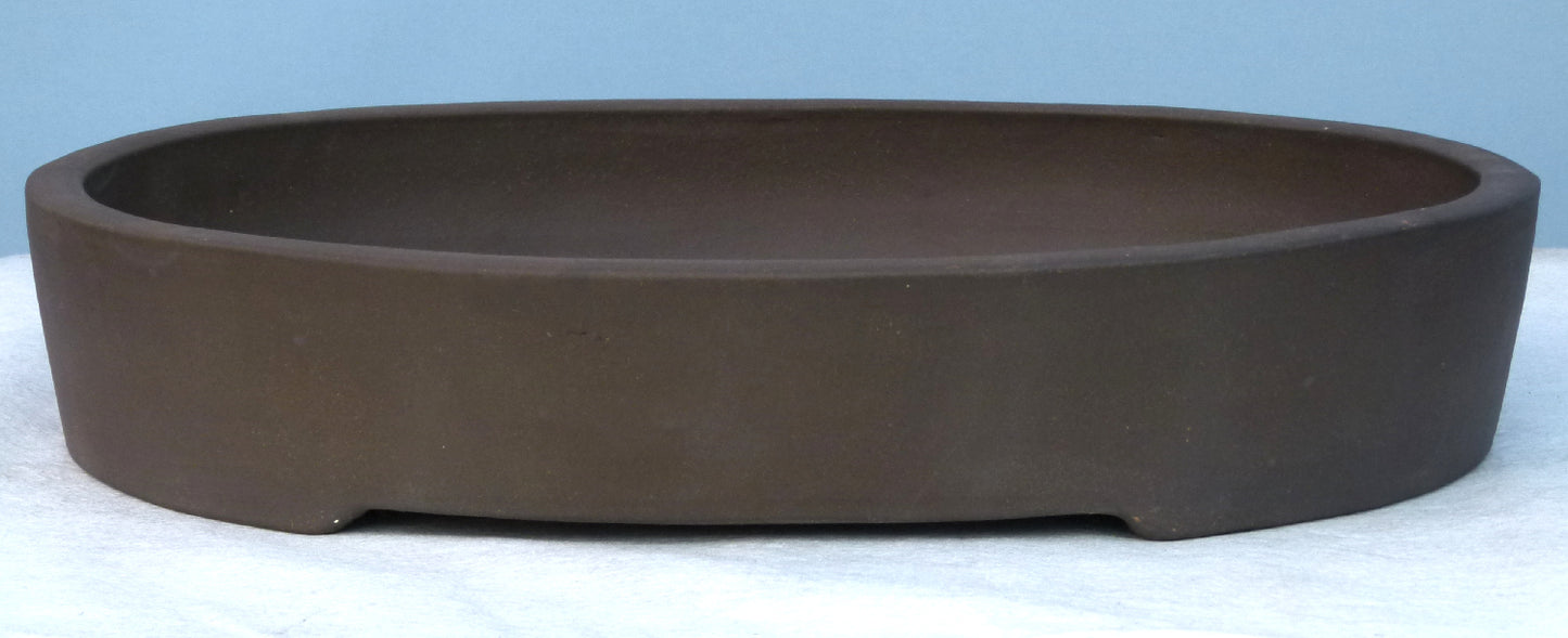 Bonsai Basics - Oval Unglazed Bonsai Pot - 21"