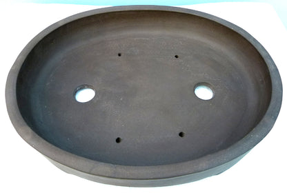 Bonsai Basics - Oval Unglazed Bonsai Pot - 21"