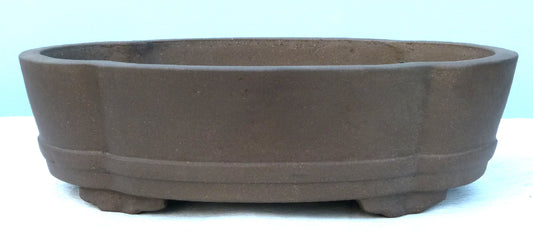 Bonsai Basics - Oval Unglazed Bonsai Pot - 