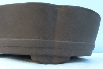 Bonsai Basics - Oval Unglazed Bonsai Pot - 
