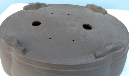 Bonsai Basics - Oval Unglazed Bonsai Pot - 