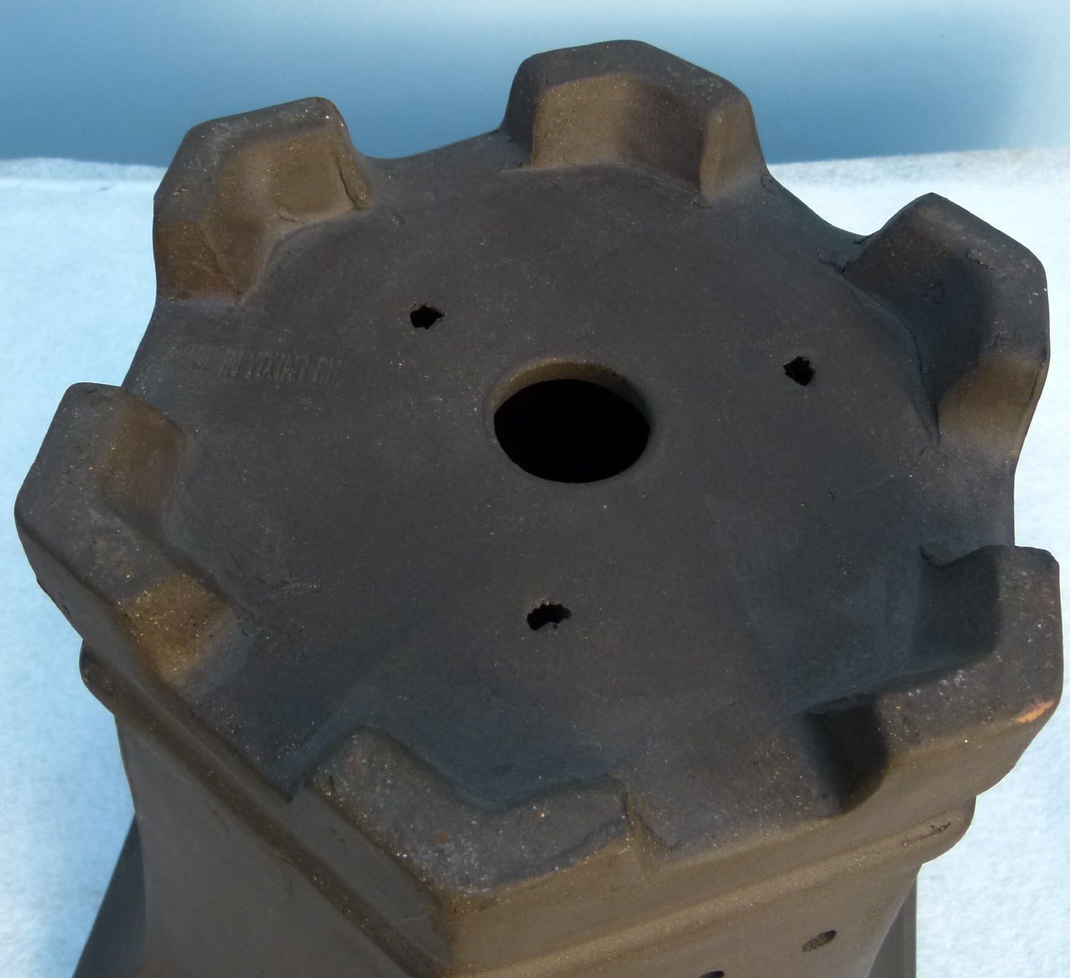 Bonsai Basics - Cascade Style Hexagonal Deep Unglazed Bonsai Pot 