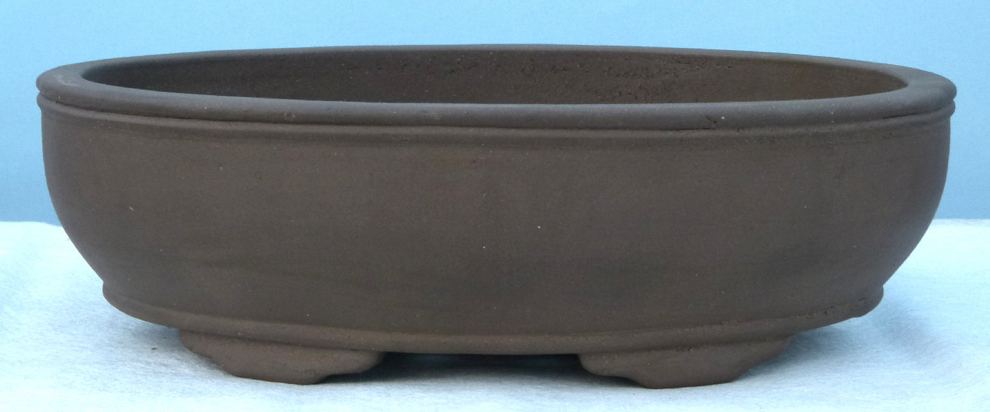 Bonsai Basics Deep Oval Unglazed Bonsai Pot - 20"