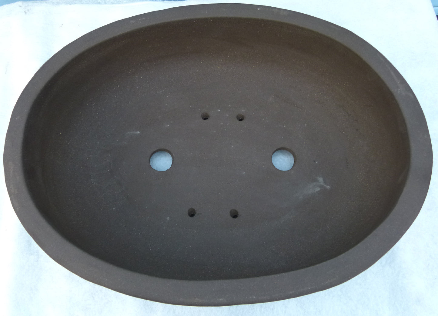 Bonsai Basics Deep Oval Unglazed Bonsai Pot - 20"