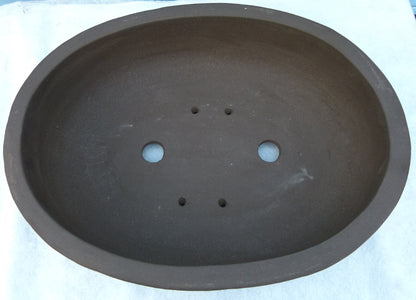 Bonsai Basics Deep Oval Unglazed Bonsai Pot - 20"