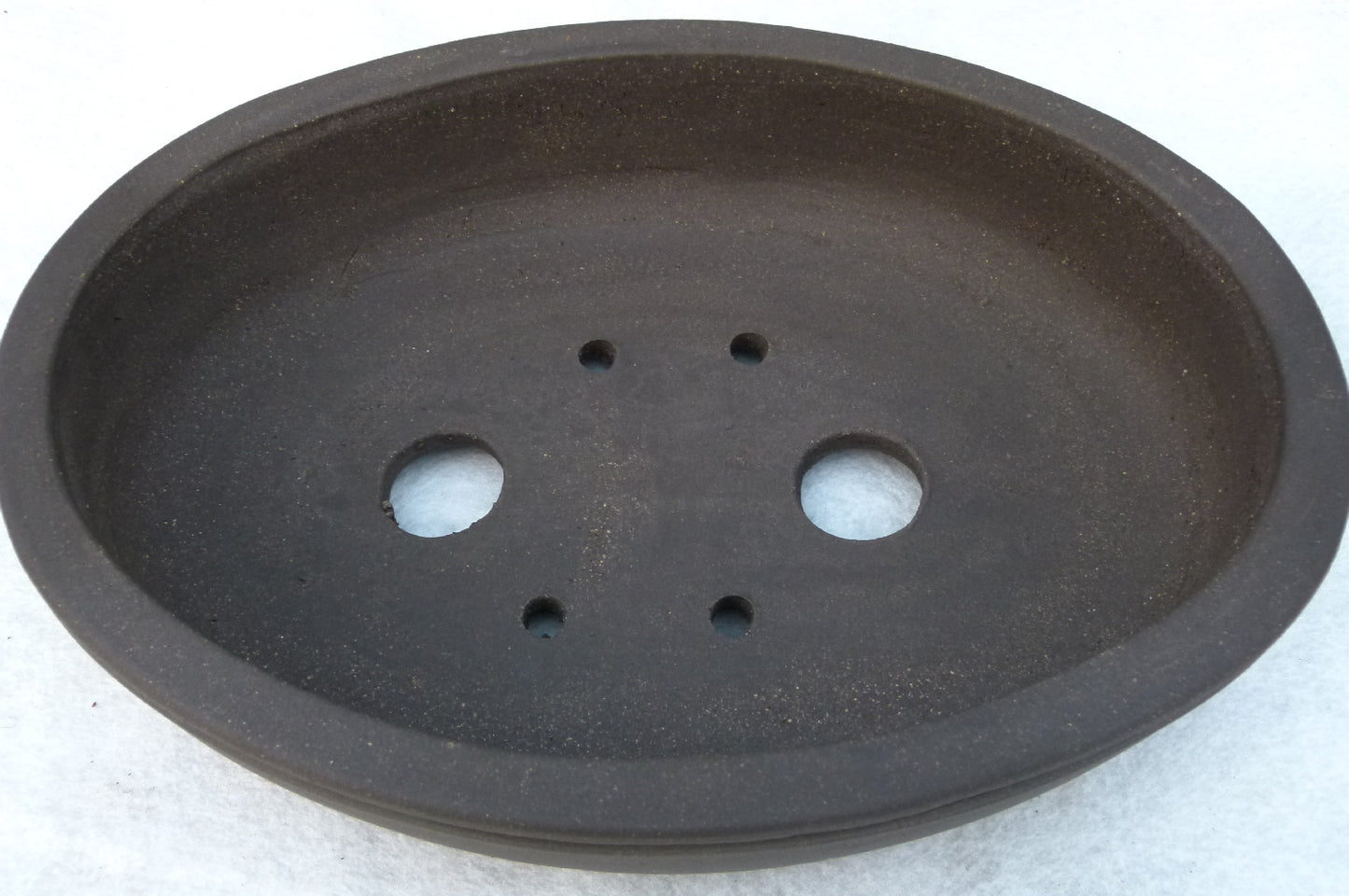 Bonsai Basics Deep Oval Unglazed Bonsai Pot - 17"