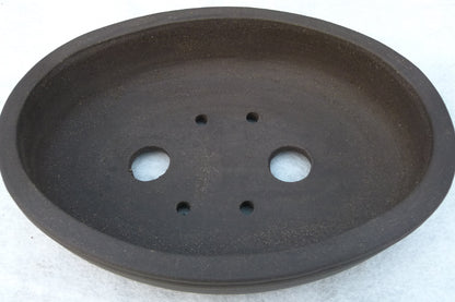 Bonsai Basics Deep Oval Unglazed Bonsai Pot - 17"