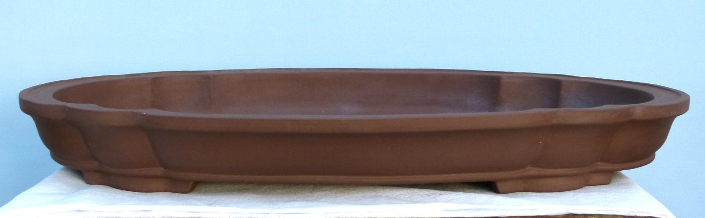 Bonsai Basics - Oval Unglazed Bonsai Pot - 44"