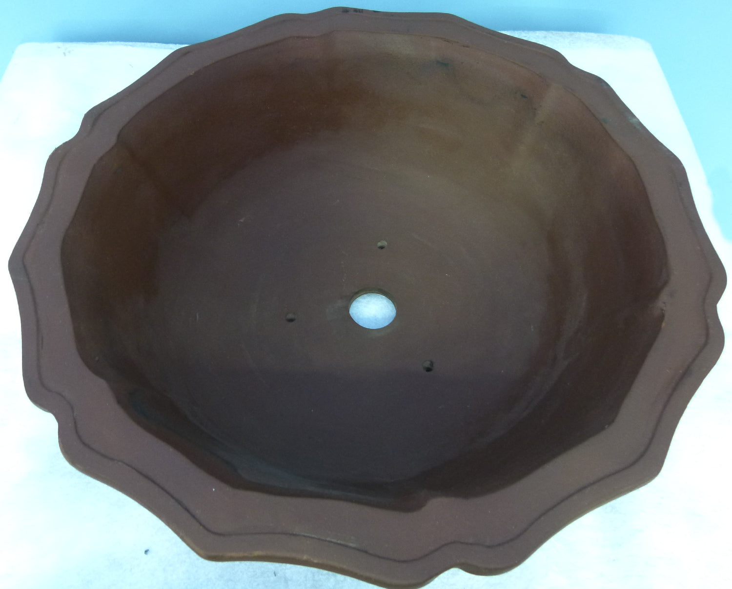 Bonsai Basics - Deep Round Unglazed Bonsai Pot
