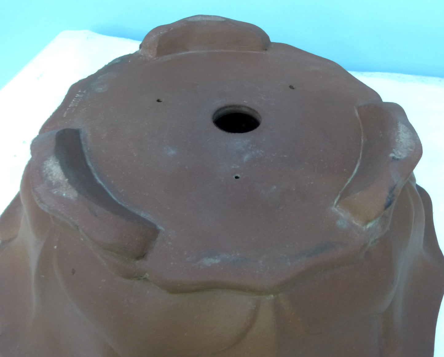 Bonsai Basics - Deep Round Unglazed Bonsai Pot 