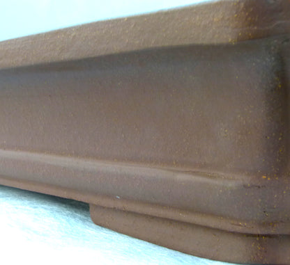 Bonsai Basics - Shallow Rectangular Unglazed Bonsai Pot