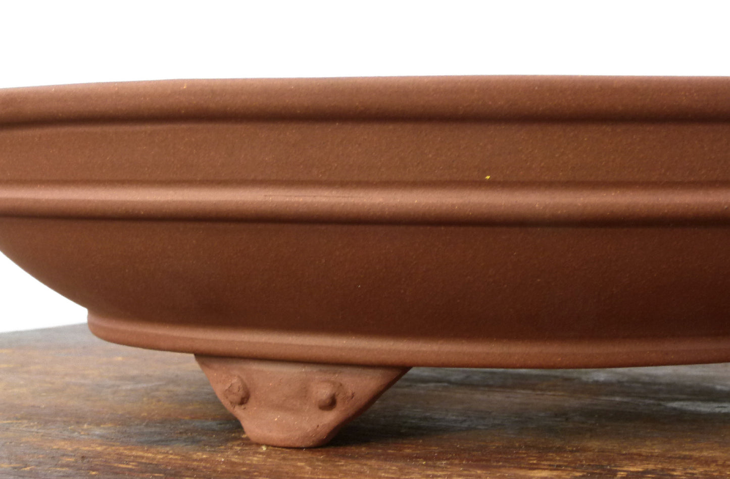 Round Unglazed Quality Bonsai Pot - 14"
