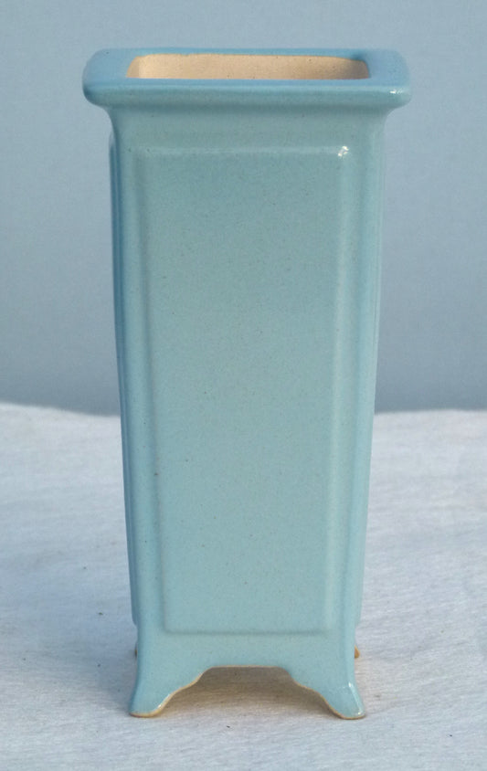 Quality Glazed Cascade Style Square Bonsai Pot