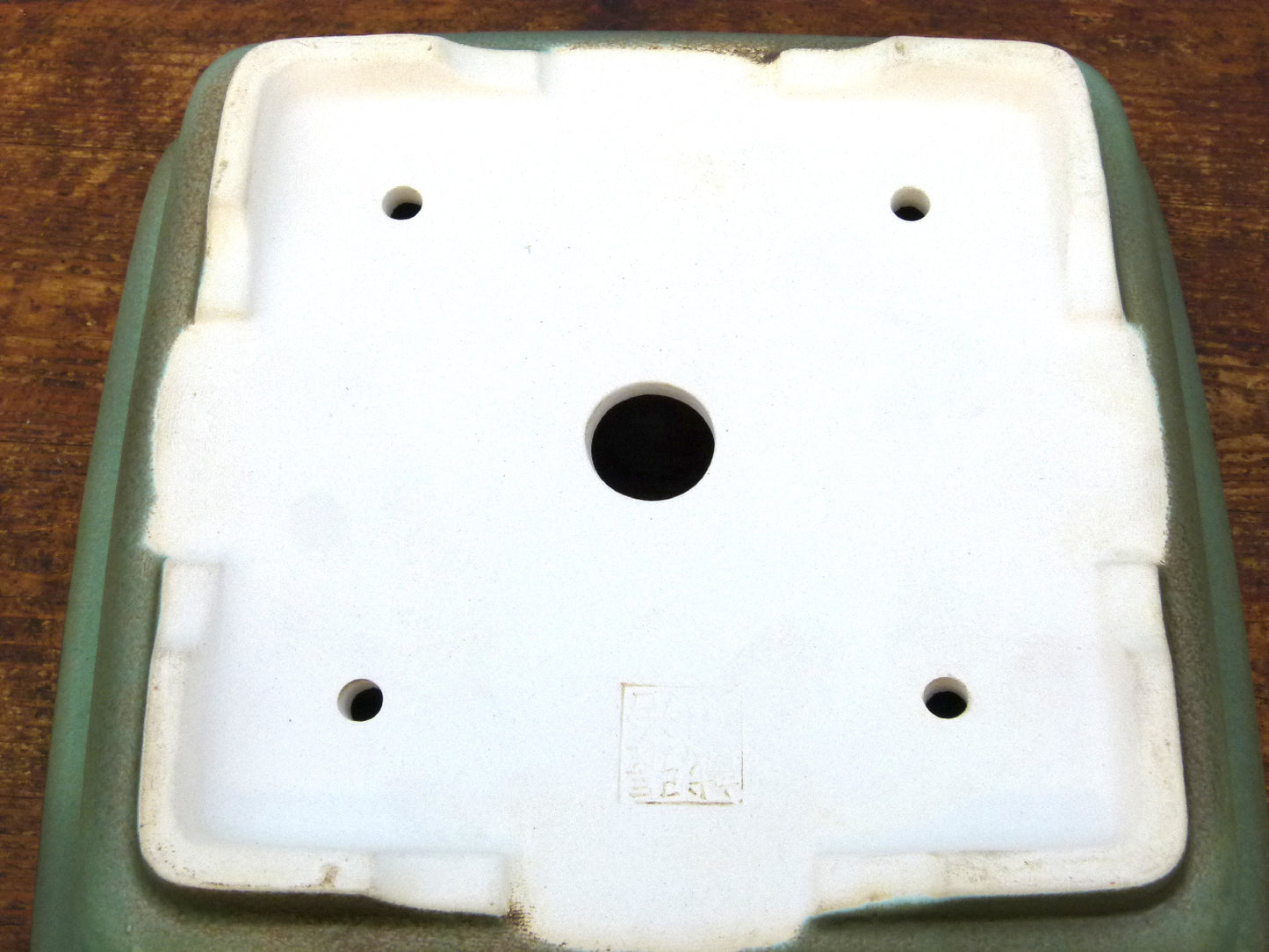 Exhibition Quality Glazed Square Bonsai Pot - 8.5"