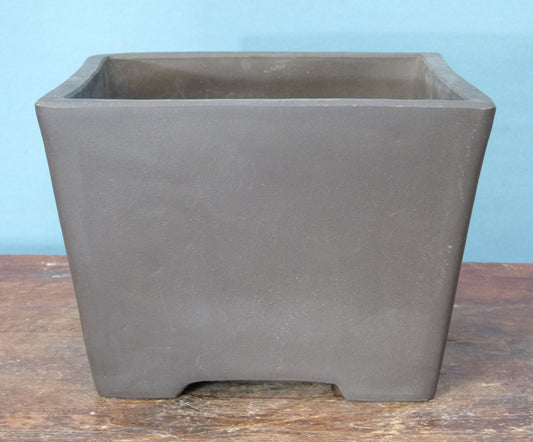 Bonsai Basics - Square Cascade Style Unglazed Bonsai Basics Pot