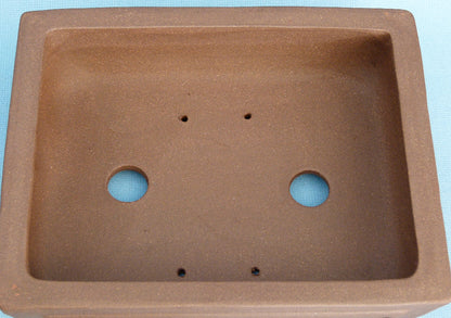 Rectangular Unglazed Quality Bonsai Pot - 15"