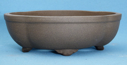 Oval Unglazed Bonsai Pot - 10"