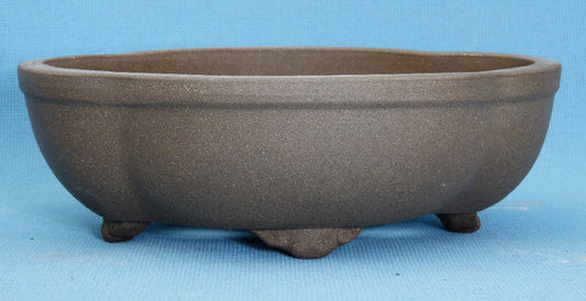 Oval Unglazed Bonsai Pot - 10"