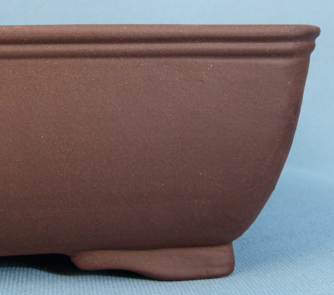 Rectangular Unglazed Quality Bonsai Pot - 18"