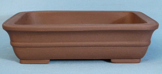 Rectangular Unglazed Quality Bonsai Pot - 15"