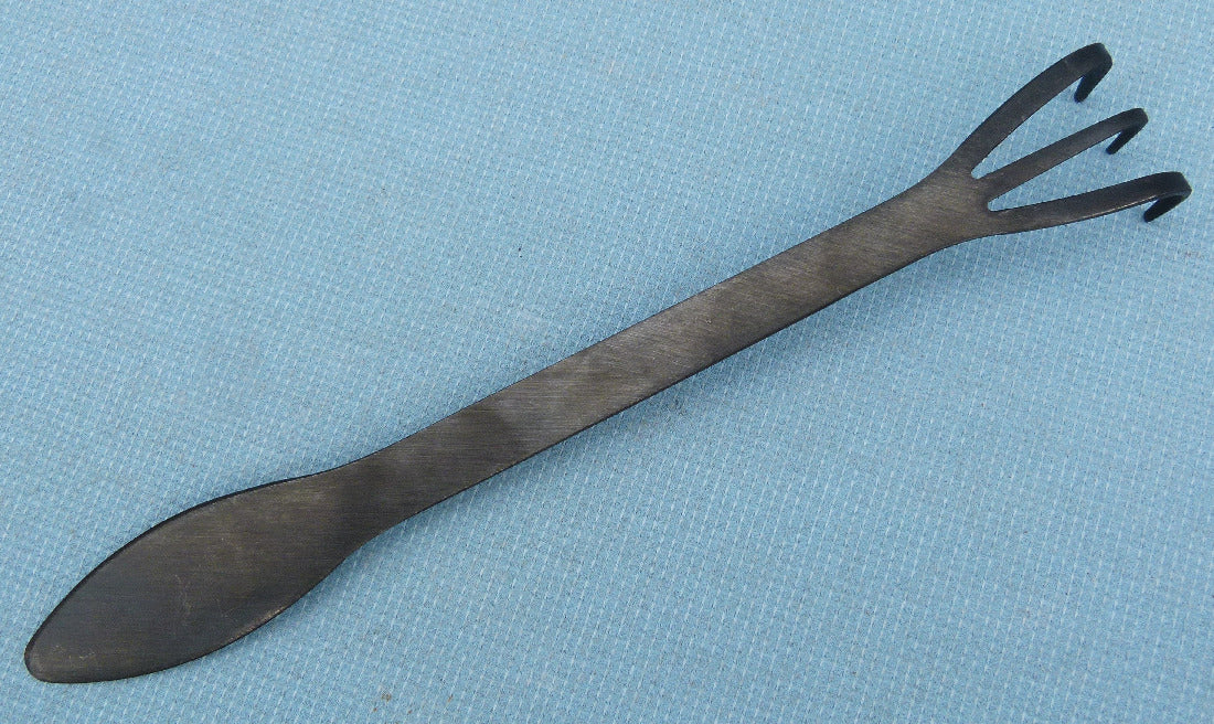 Bonsai Basics Repotting Rake & Spatula Black Steel.