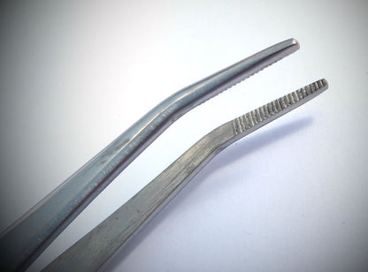 Combination Spatula / Angled Tweezer Bonsai Tool - Stainless Steel Bonsai Tools