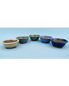 High Quality Japanese Glazed Miniature Bonsai Pot