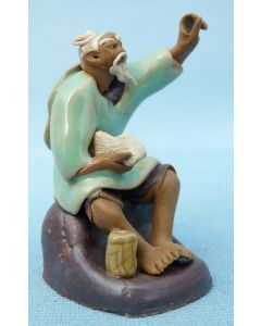 Fisherman - Traditional Chinese Shiwan Figure