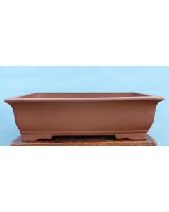 High Quality Rectangular Unglazed Bonsai Pot - 25"