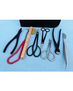 Shohin Bonsai Tool Kit - 9 Piece - Carbon Steel Tools