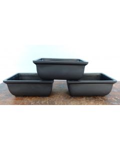 3 x Plastic Bonsai Pots - NEW - CLEARANCE