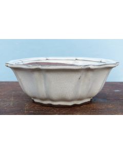 Glazed Round Bonsai Pot - 7"