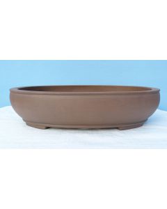 Extra Large Oval Bonsai Pot - Unglazed- 31"