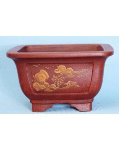 High Quality Hand Decorated Shohin Bonsai Pot