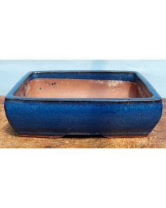 Rectangular Glazed Bonsai Pot - 16" - Previously Used