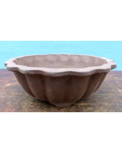 Bonsai Basics - Round Unglazed Bonsai Pot - 7" - Being hand made basic quality some finish, colour and size variations, minor distortions and marks can occur.
