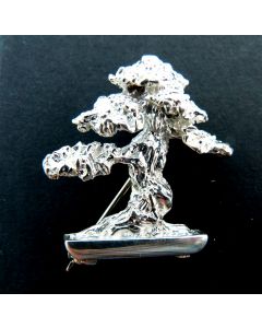 Bonsai Jewellery Sterling Silver Lapel Pin Brooch