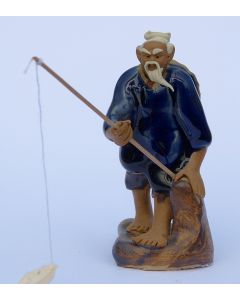 Fisherman - Traditional Chinese Shiwan Figure